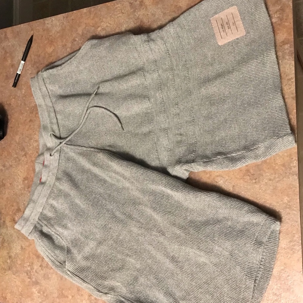 Thom Browne Grey Chunky Honeycomb Shorts